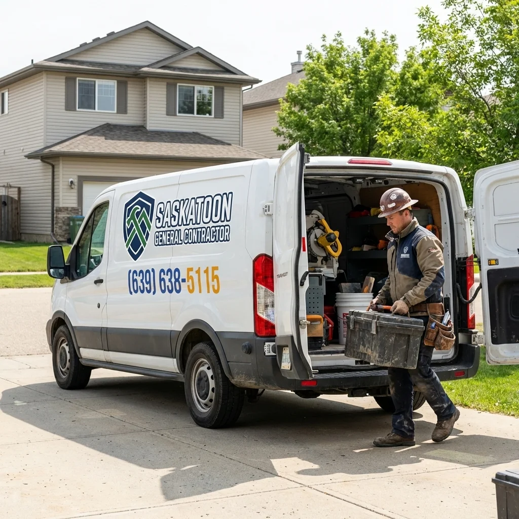 Saskatoon General Contractor - Technician Unloading